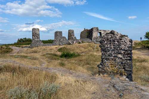 Ruins of the castle of Csobánc