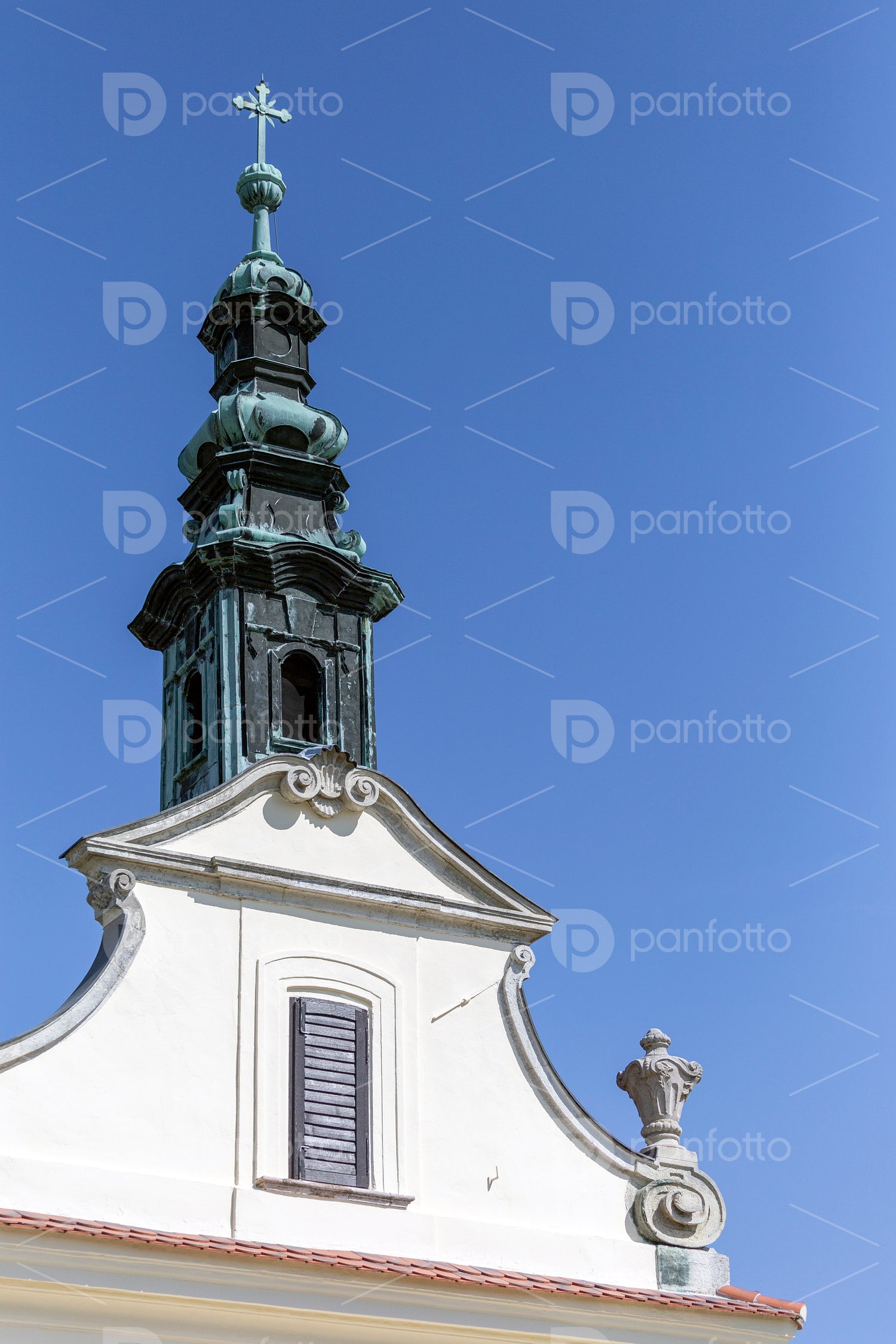 Chapel on the calvary hill in Tata
