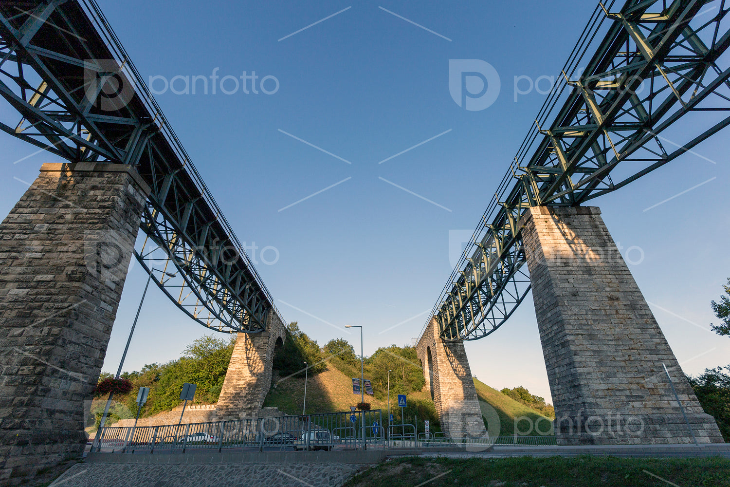 Railway viaduct in Biatorbágy, Hungary