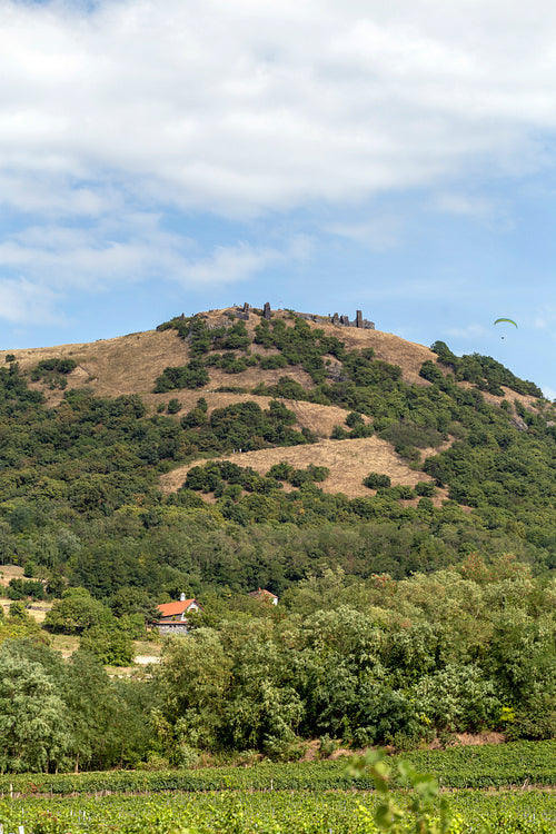 Ruins of the castle of Csobánc