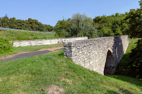 Baroque stone bridge in Dörgicse