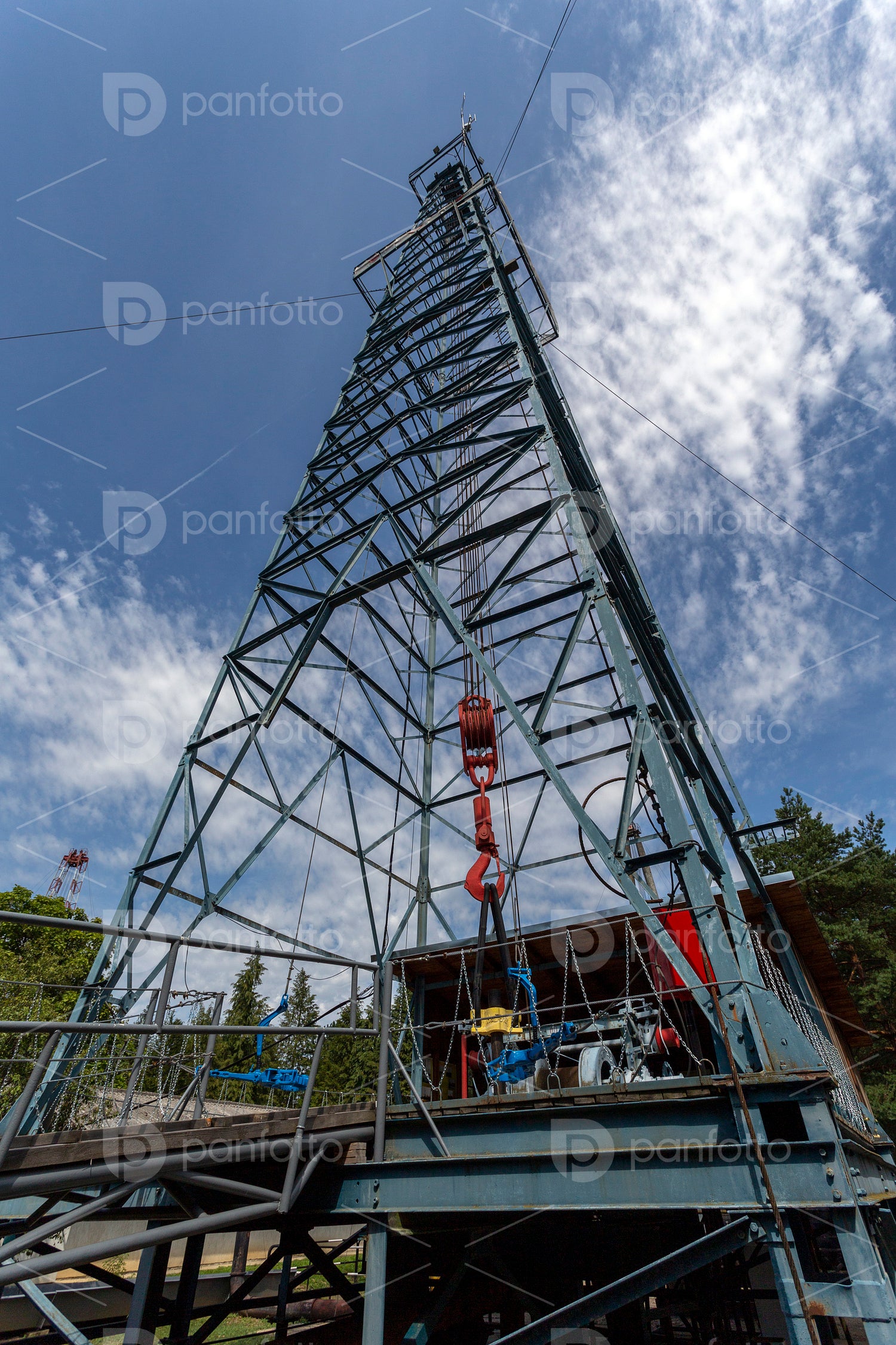 Oil rig at the Hungarian Oil and Gas Museum