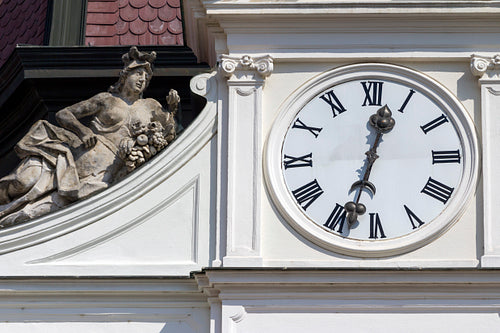 Clock of the Royal Palace of Godollo