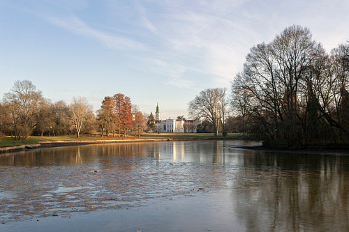 Garden of the Brunszvik palace in Martonvásár