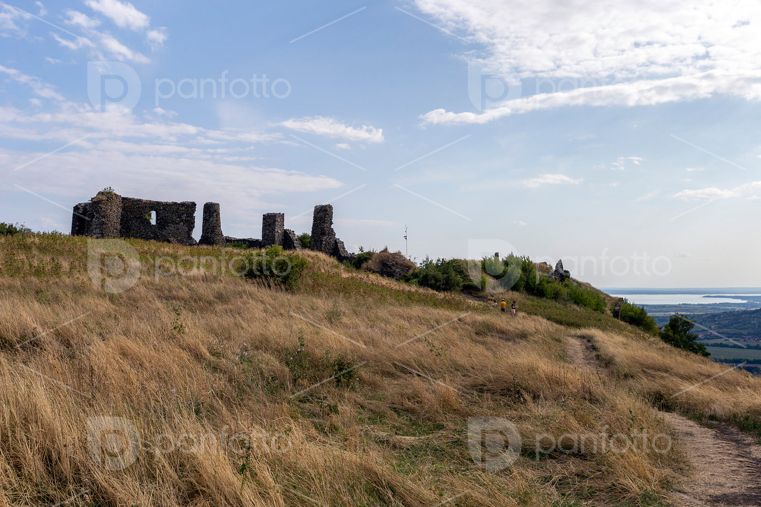 Ruins of the castle of Csobánc
