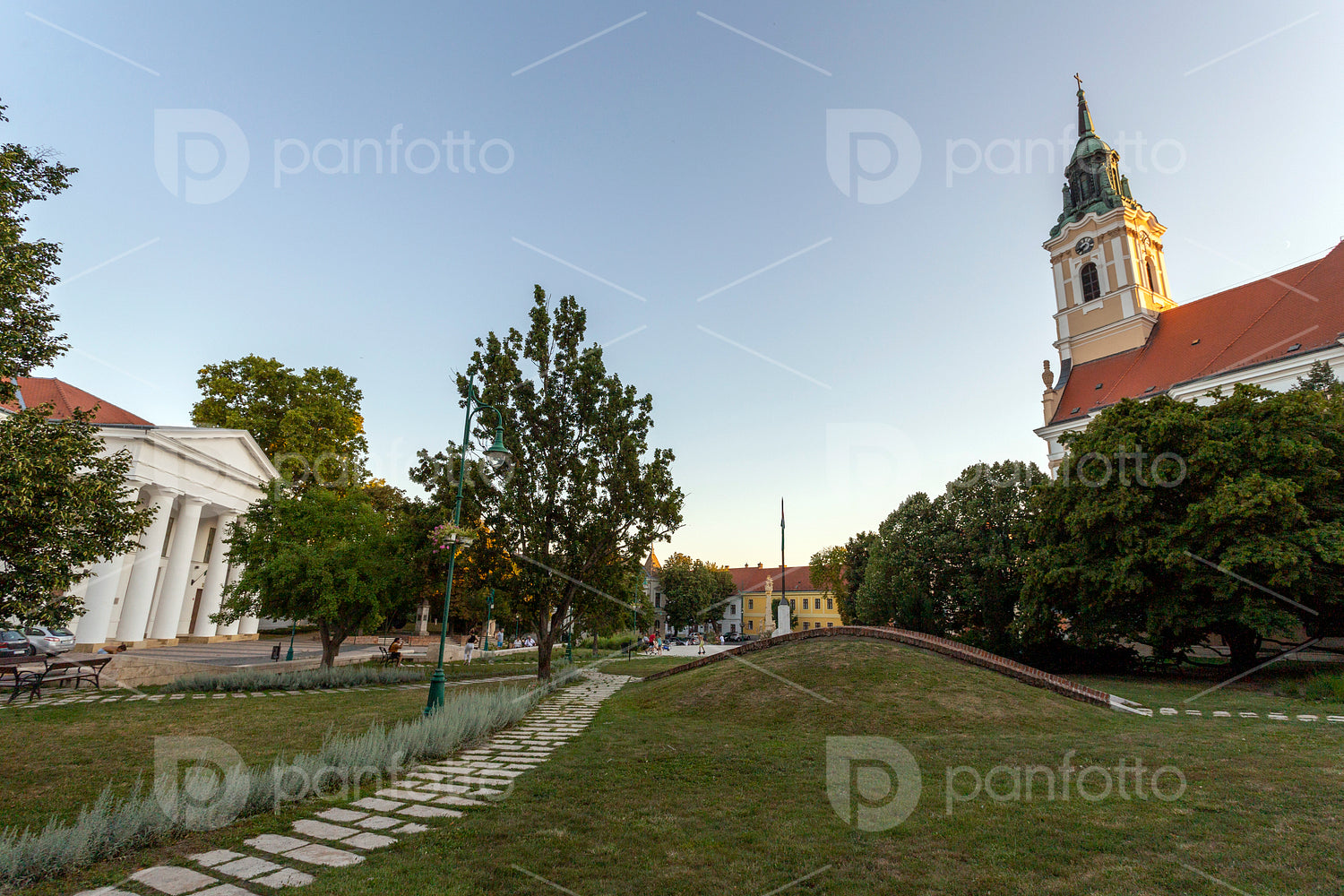 Catholic church in Szekszard, Hungary
