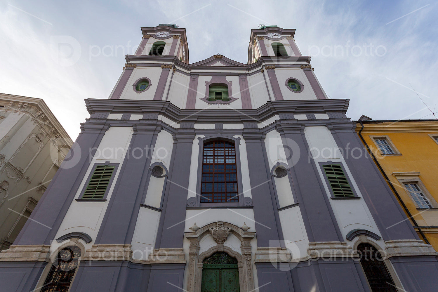 Facade of the Cistercian Church of Székesfehérvár