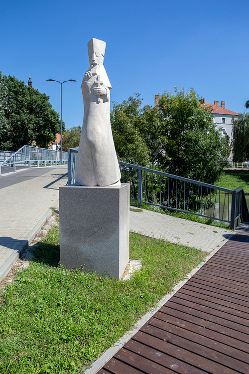 A cozy park in Kalocsa, Hungary