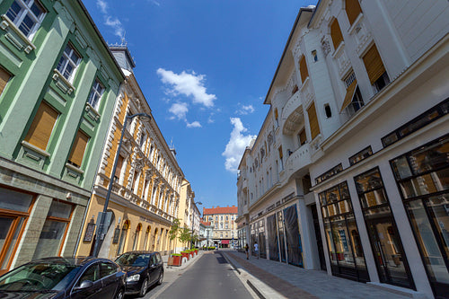 Summer day in Szombathely, Hungary