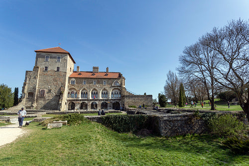 Castle of Tata on a sunny day