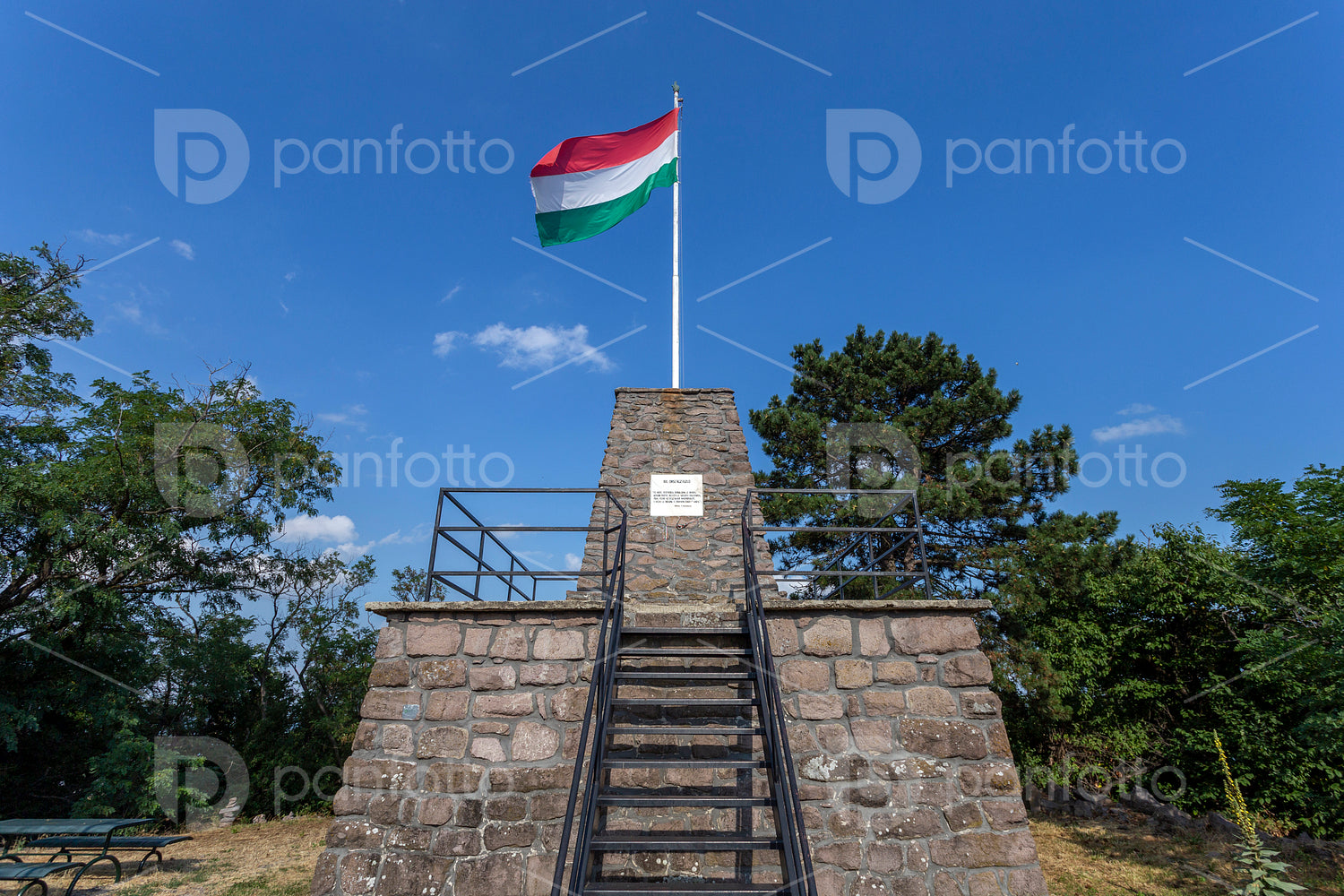 100th National flag in Sátoraljaújhely
