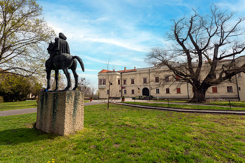 Statue of Francis II Rákóczi at the Castle of Sárospatak
