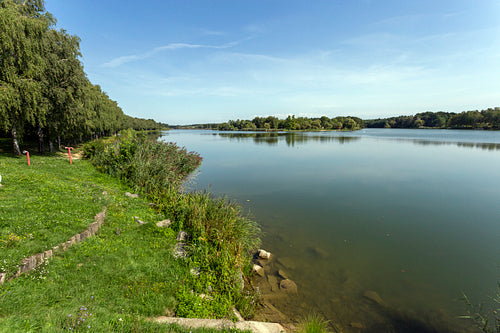 The Gébárti-tó in Zalaegerszeg