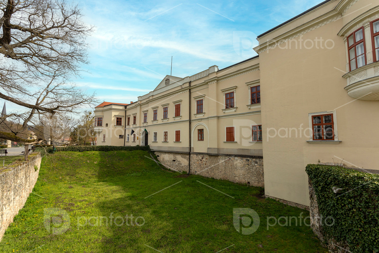 Entrance of the Castle of Sárospatak