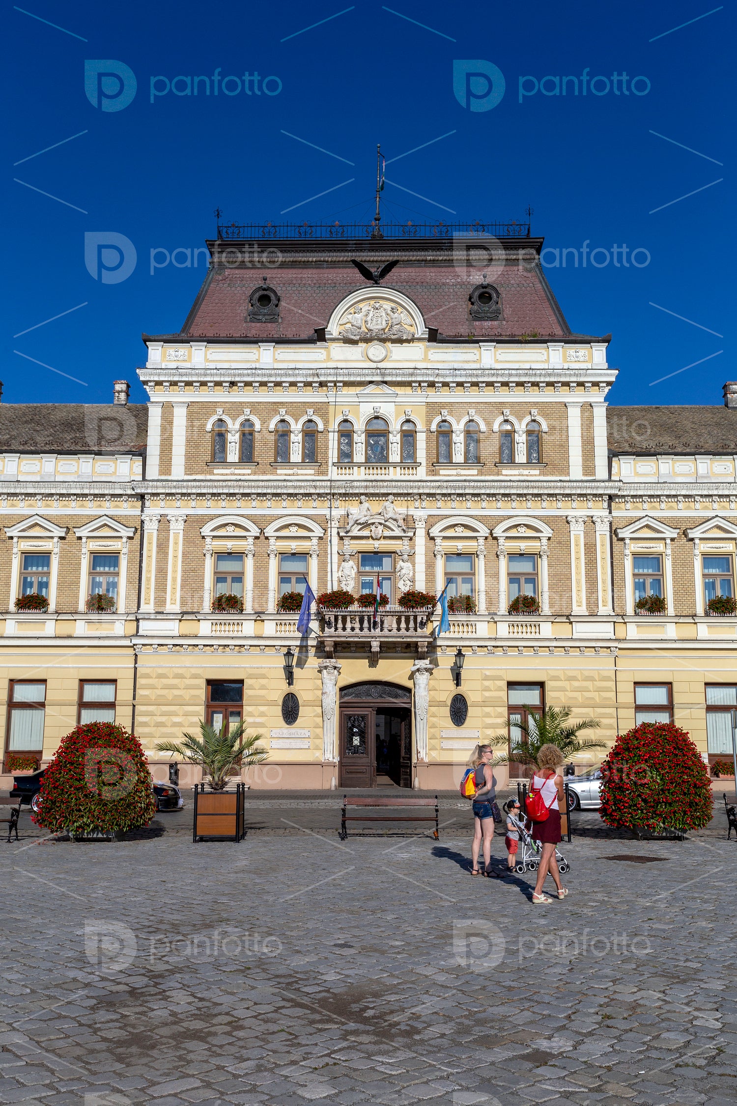 Town hall in Baja, Hungary