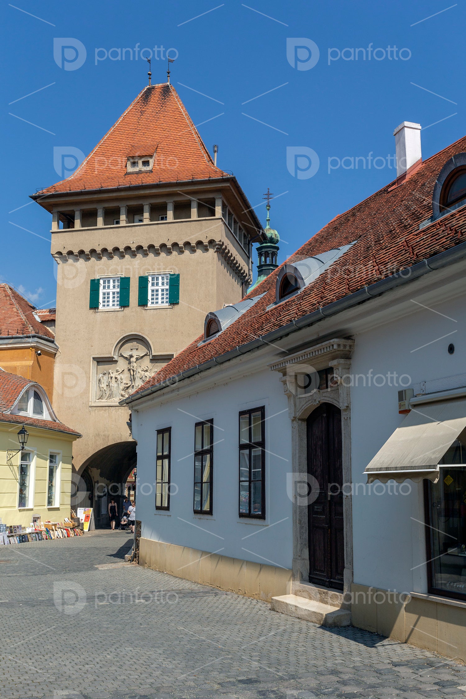 Tower of Heroes in the old town of Koszeg