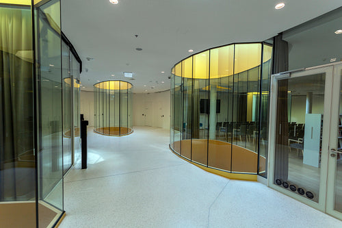 Interior of the House of Music in Budapest
