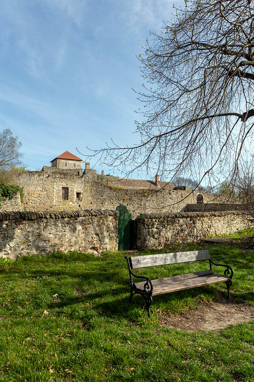 Castle of Tata on a sunny day