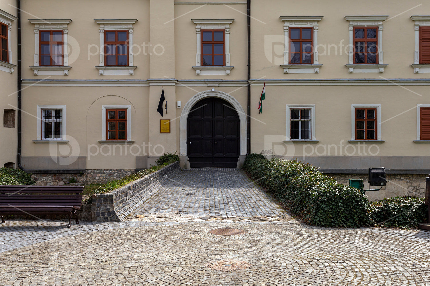 Entrance of the Castle of Sárospatak