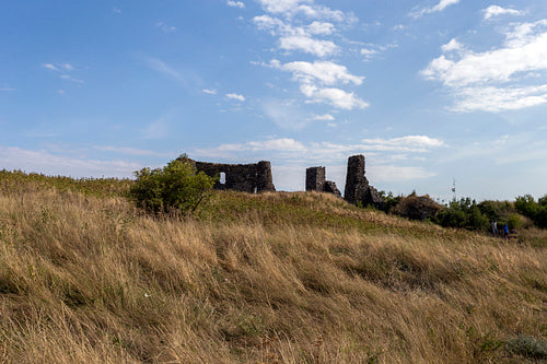 Ruins of the castle of Csobánc
