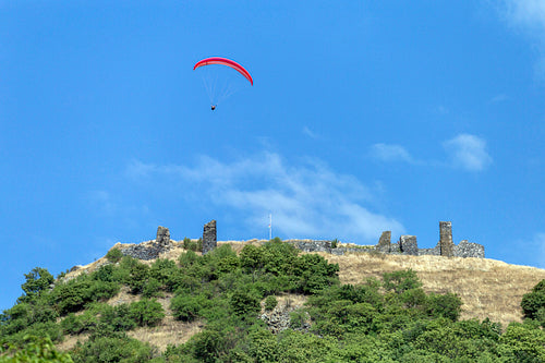 Ruins of the castle of Csobánc