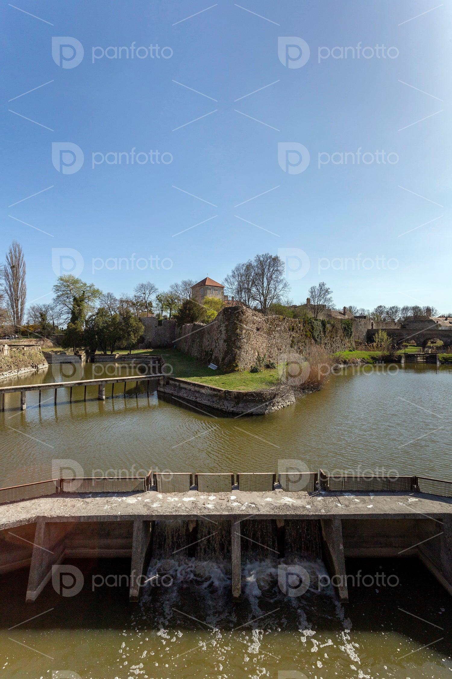 Castle of Tata on a sunny day
