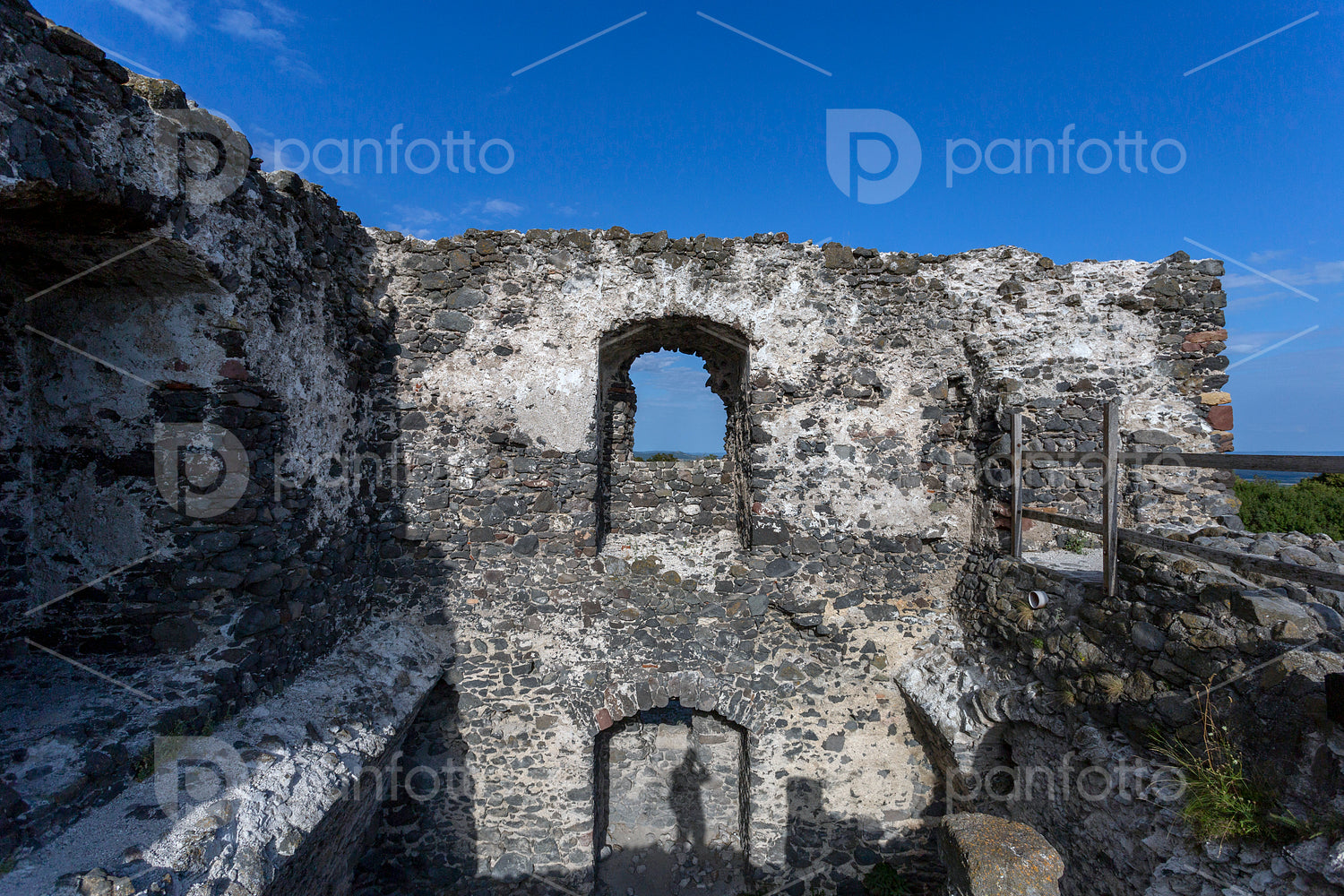 Ruins of the castle of Csobánc