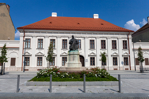 Statue of Janos Szily in Szombathely, Hungary