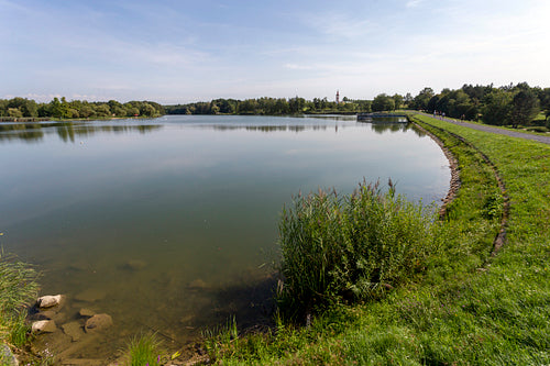 The Gébárti-tó in Zalaegerszeg