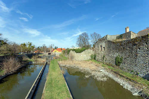Castle of Tata on a sunny day
