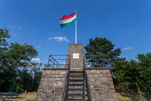 100th National flag in Sátoraljaújhely