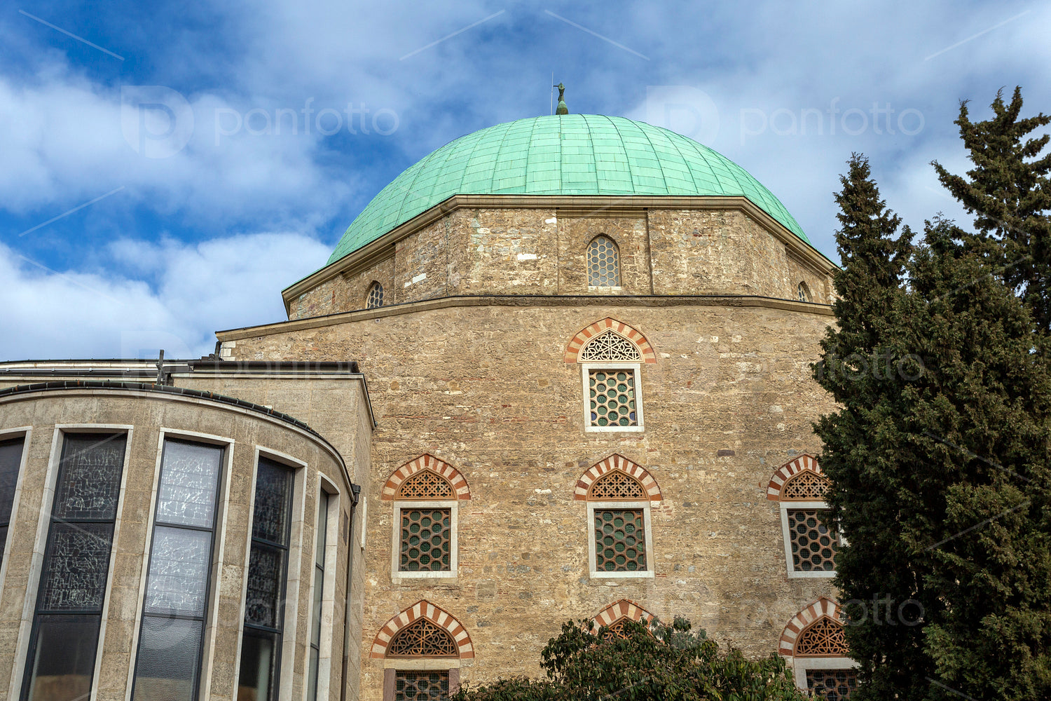 The mosque of pasha Qasim the Victorious in Pecs