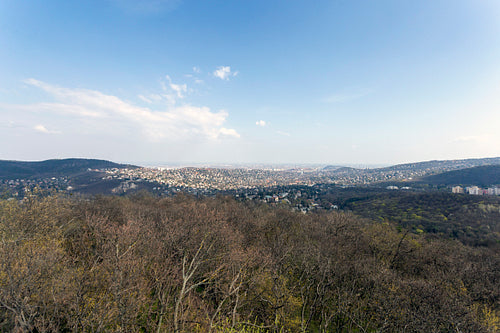 View of Budapest from the Buda hills