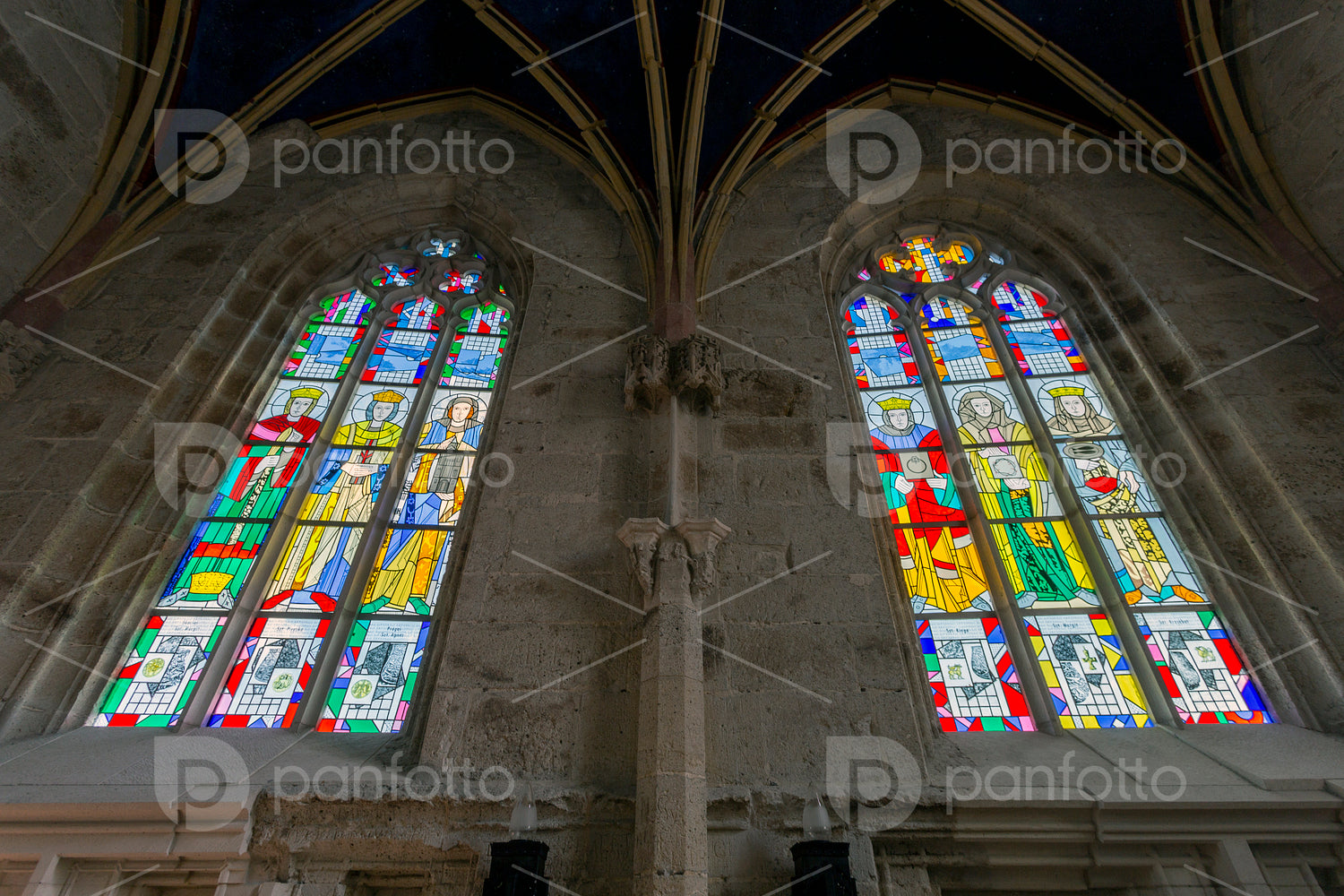 Interior of the chapel in the castle of Füzér