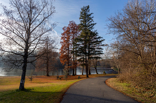 Garden of the Brunszvik palace in Martonvásár