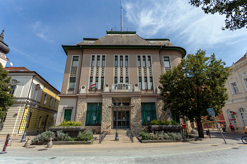 The palace of post in Zalaegerszeg