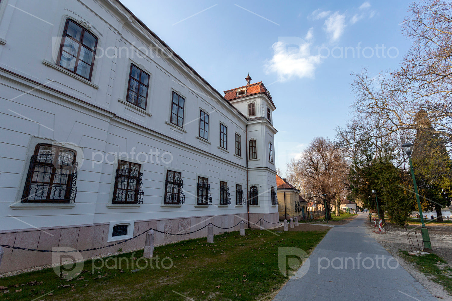 Esterhazy palace in Tata, Hungary