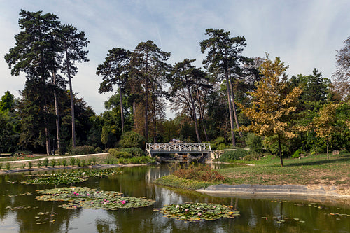 The garden of the Festetics Palace in Keszthely