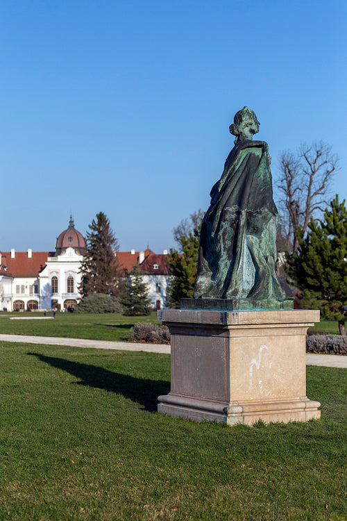 The garden of the Royal Palace of Godollo