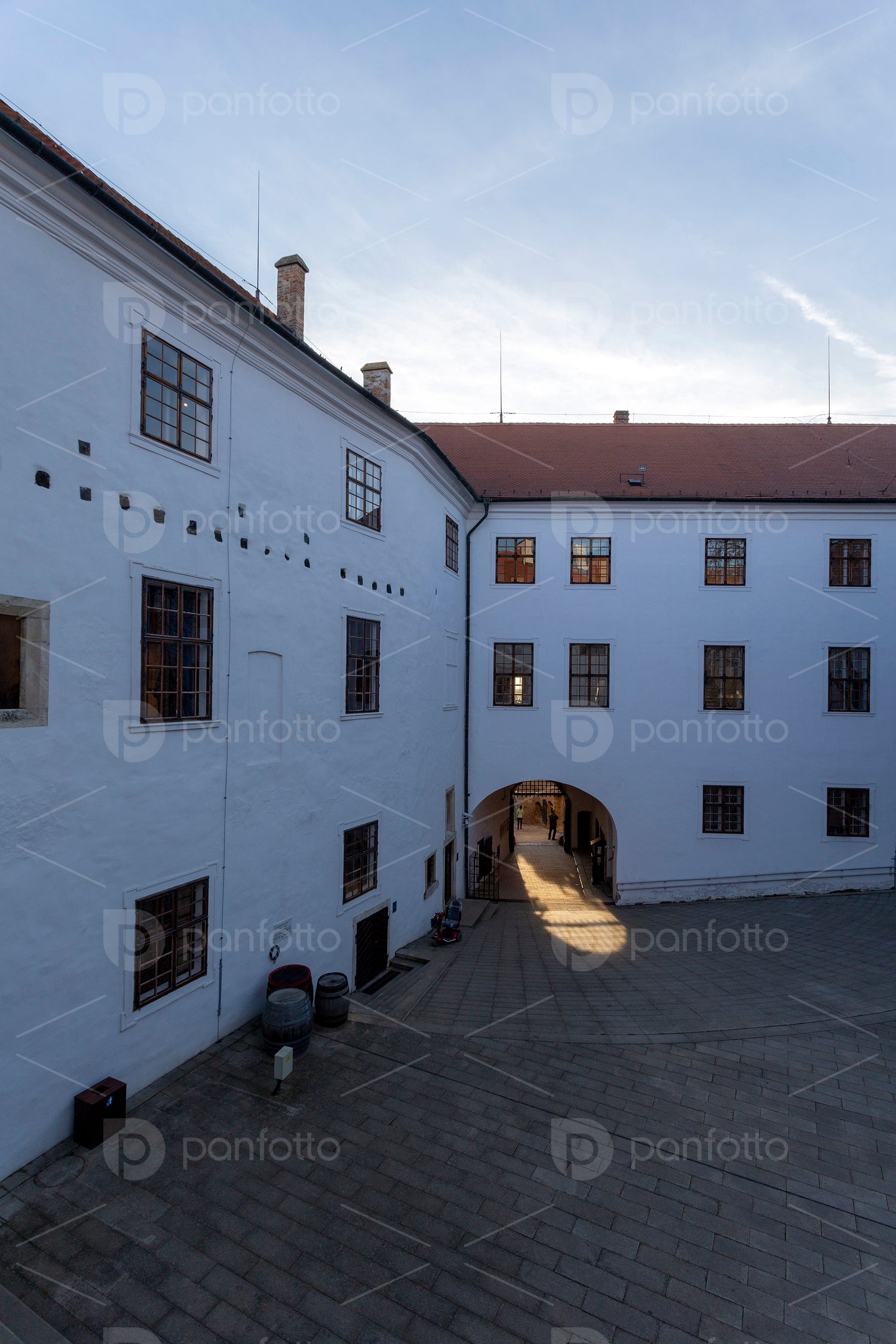 Castle of Siklos on a sunny winter day.