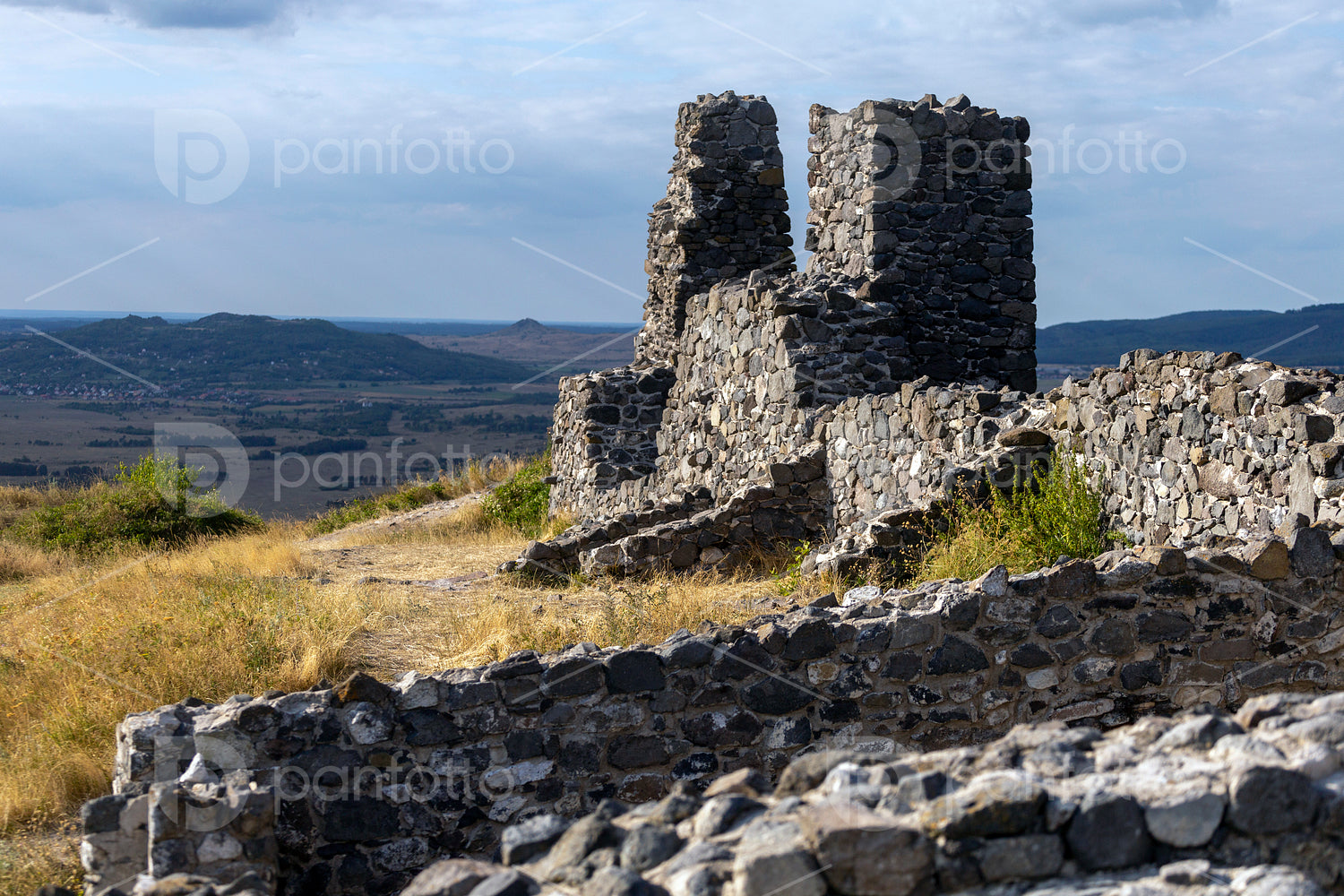 Ruins of the castle of Csobánc