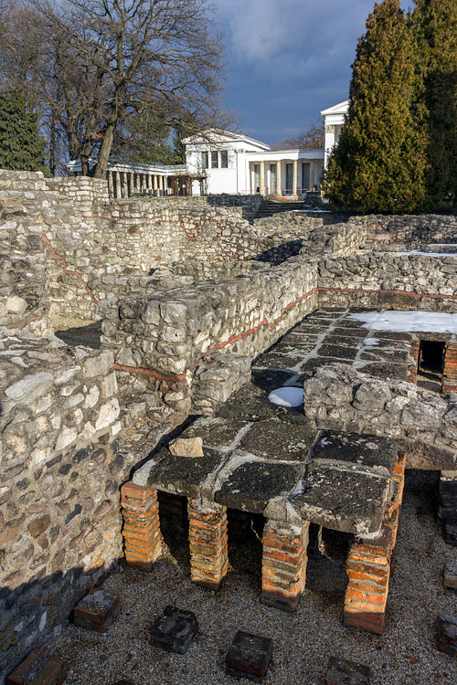 Hypocaust ruins at Aquincum