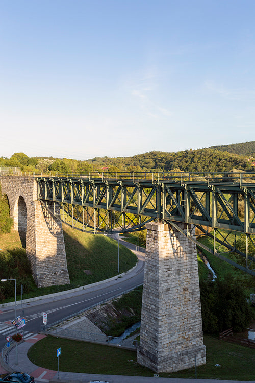Railway viaduct in Biatorbágy, Hungary