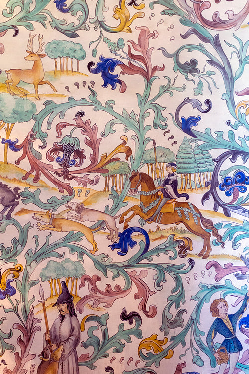 Mural in the castle of Füzér