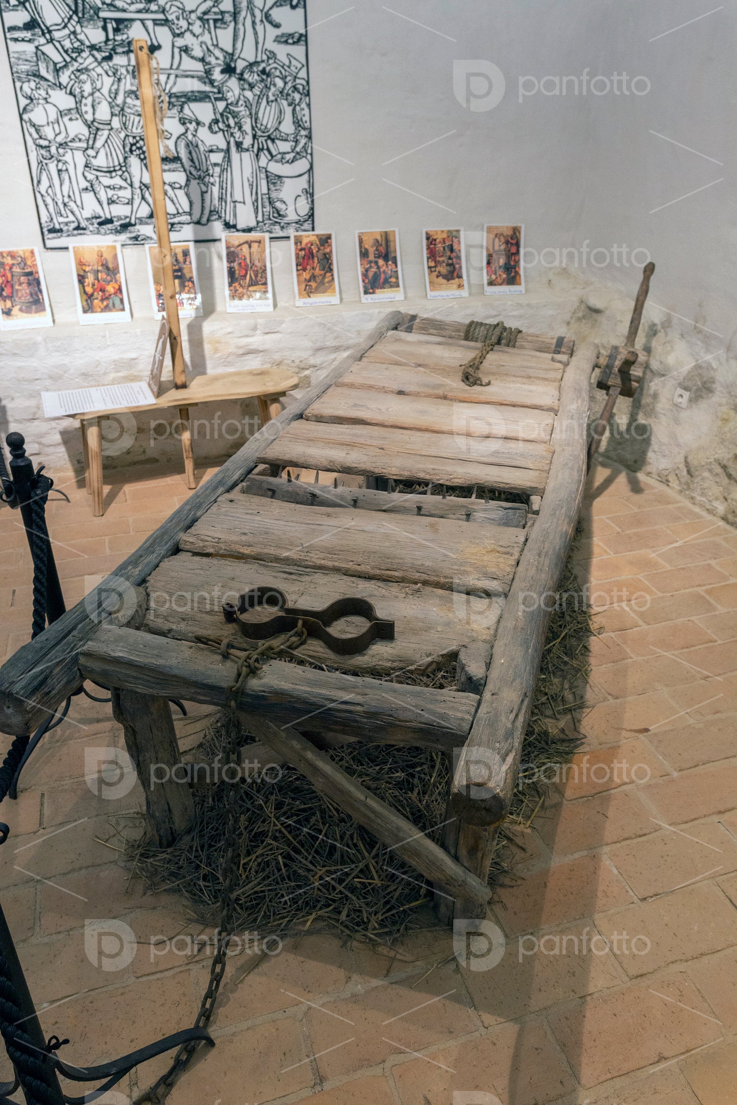 Torture bed in the Thury castle