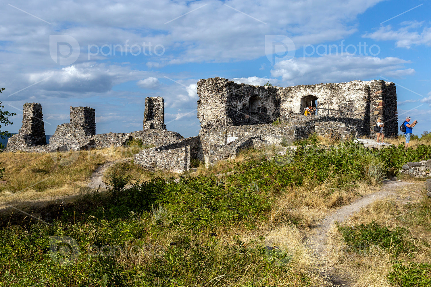 Ruins of the castle of Csobánc