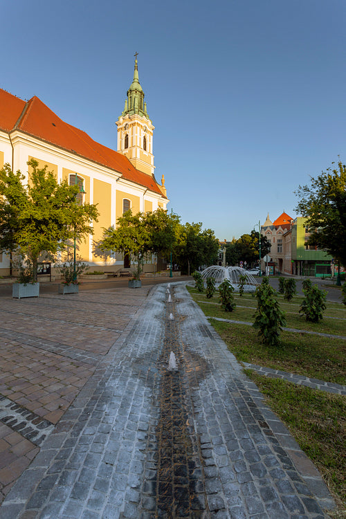Catholic church in Szekszard, Hungary