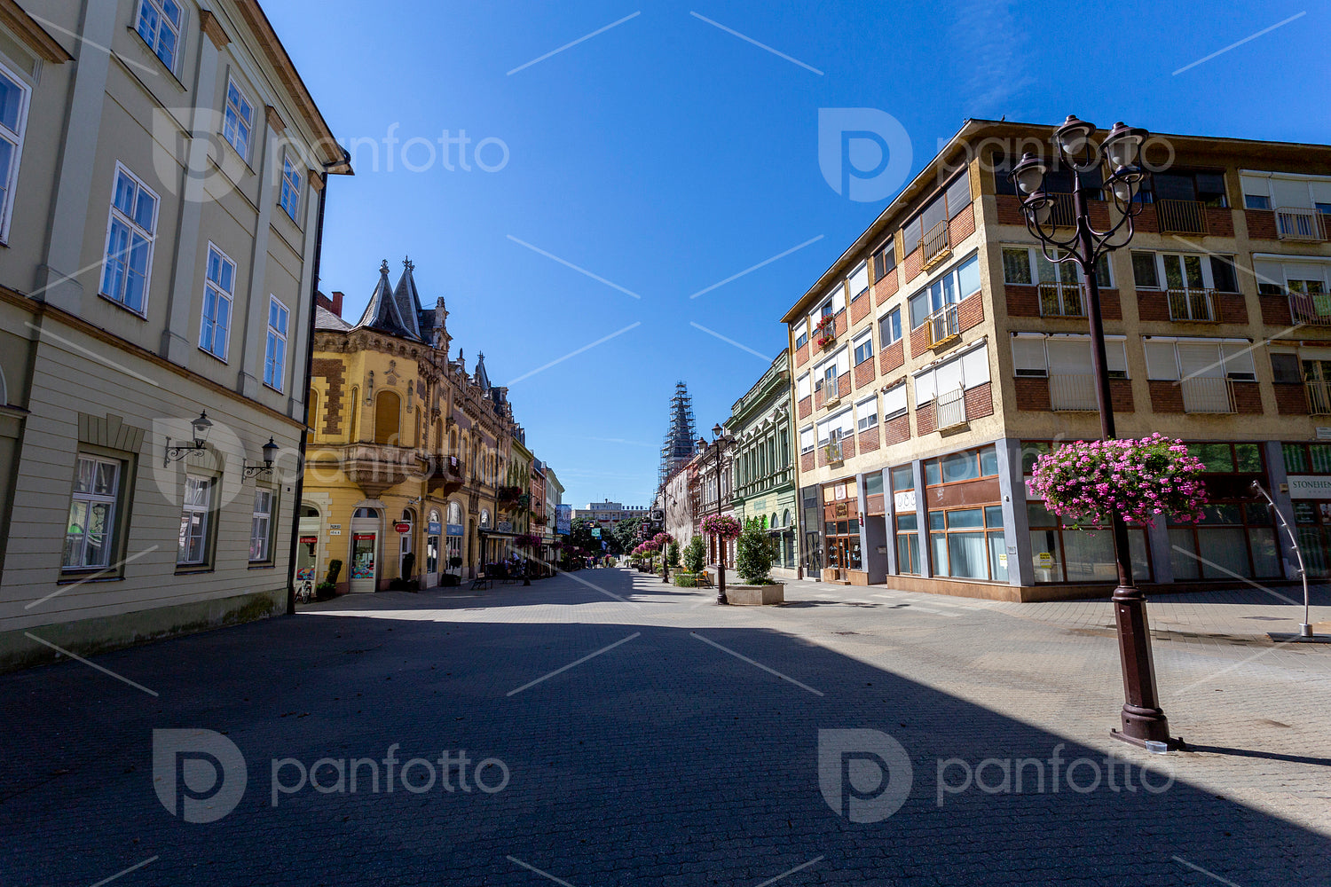 Old street in Kaposvár