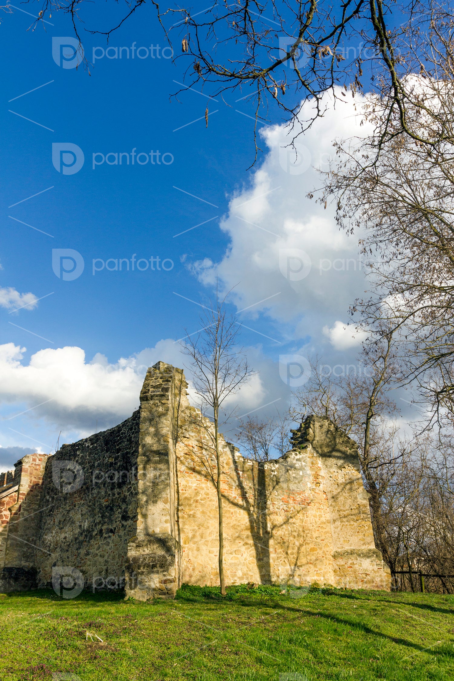 Ruin church in Radpuszta