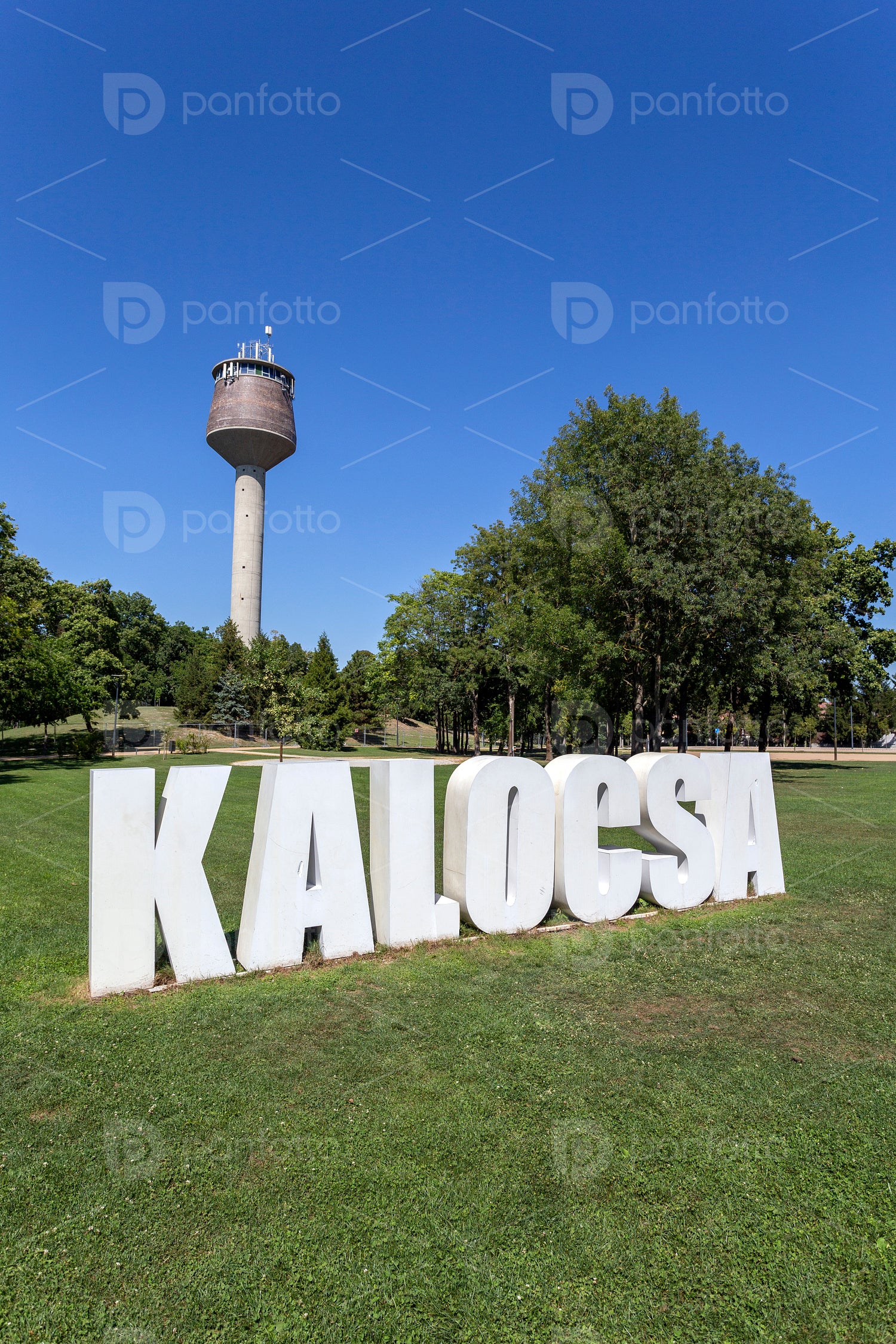 Archbishop's Garden park in Kalocsa, Hungary